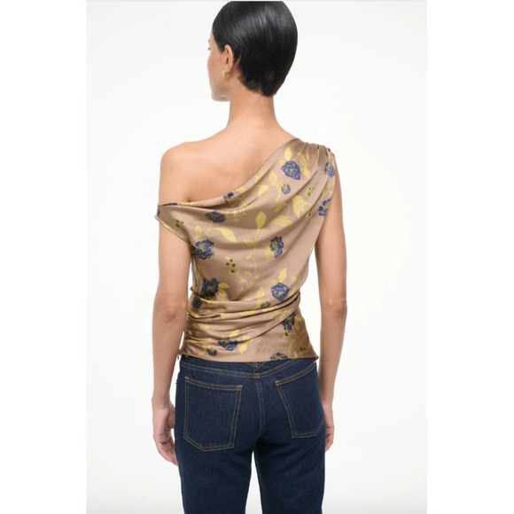 STAUD Top Phare Silk Vintage Floral - Picture 2 of 9